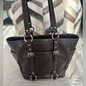 Coach Brown Leather Shoulder Bag